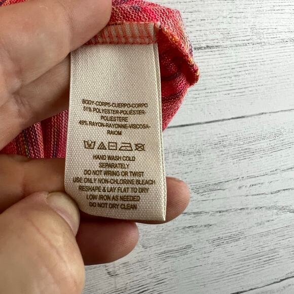 We the Free Pink Colorful Scoop Neck Tank Top Size S - Picture 6 of 7